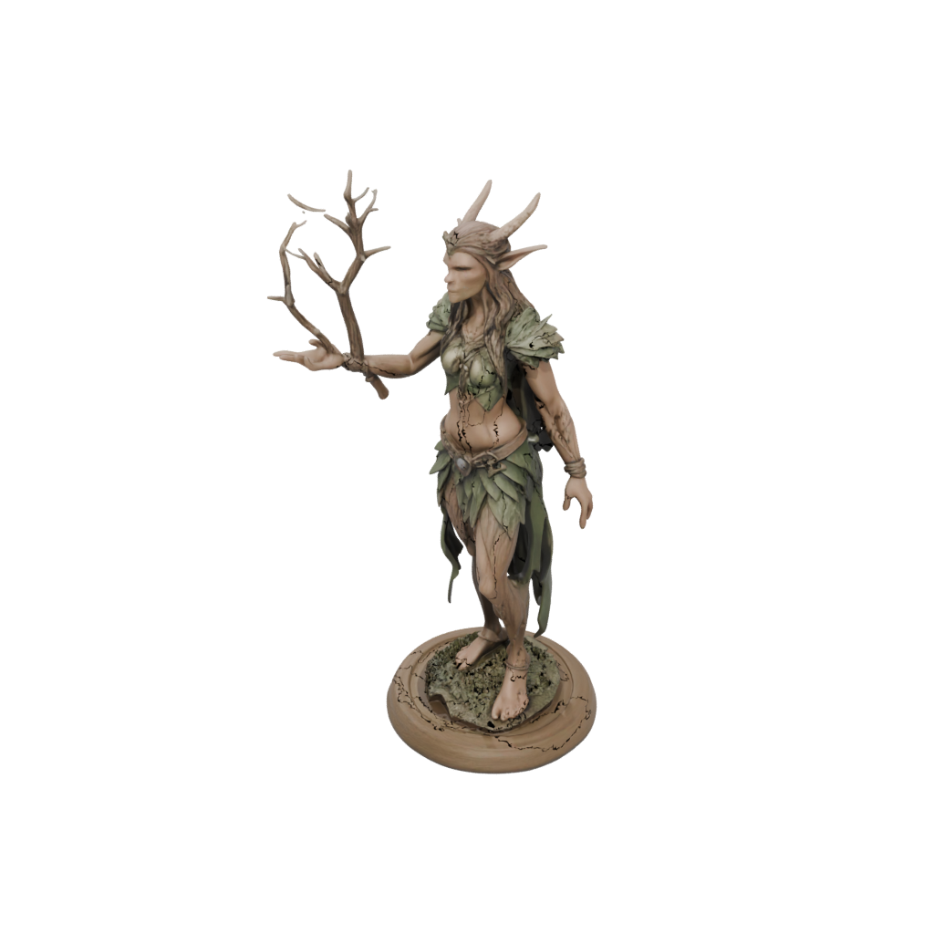 Woodgrain Wood-Elf Druid