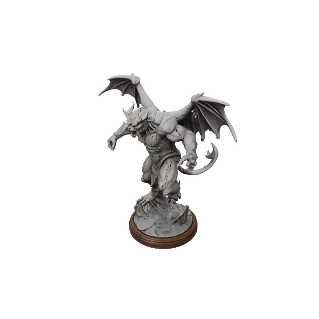 Woodgrain Gargoyle Sentinel