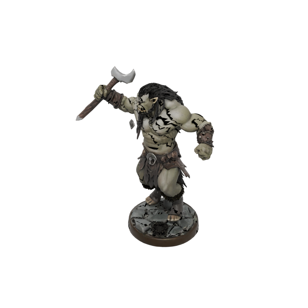 Woodgrain Half-Orc Berserker