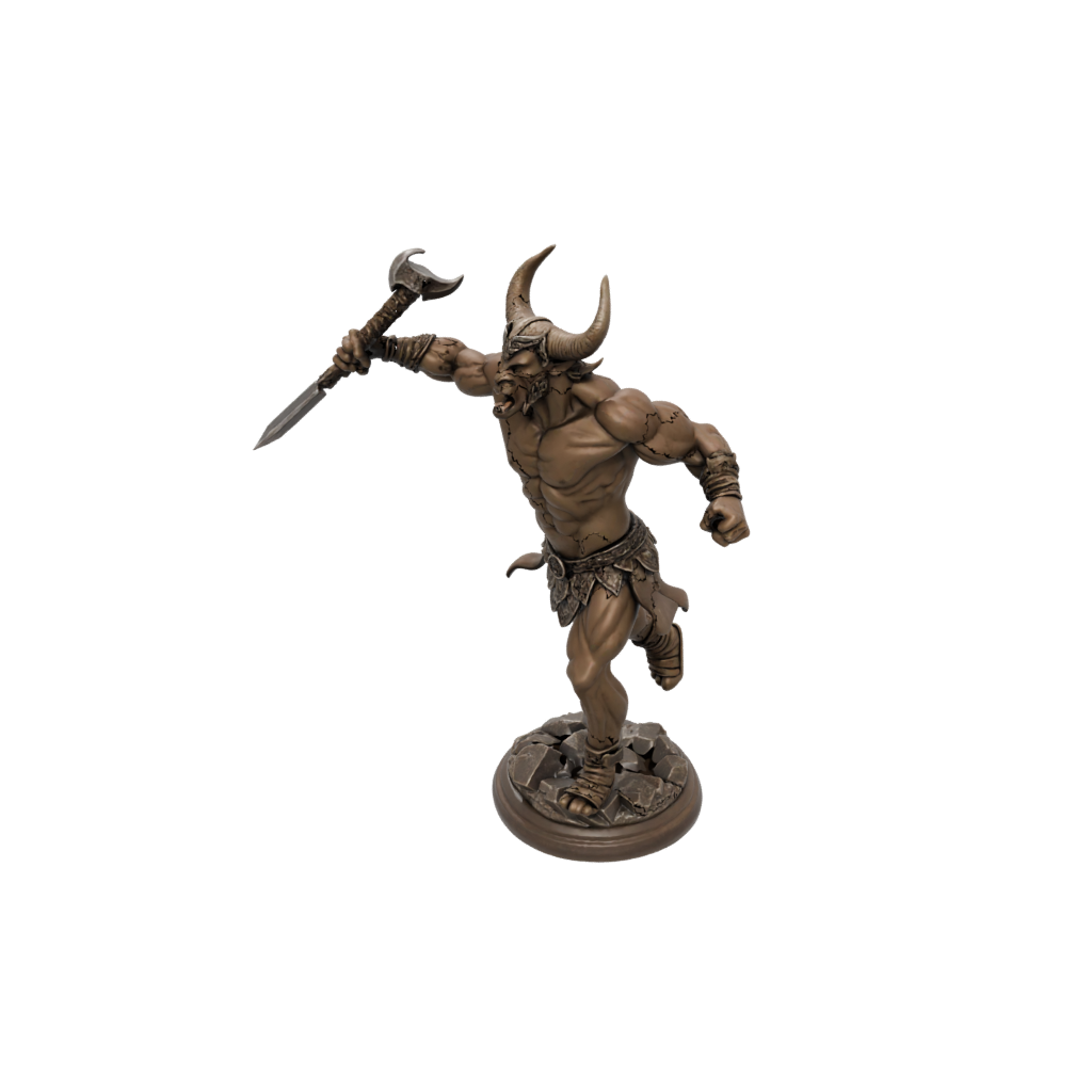 Woodgrain Minotaur Gladiator