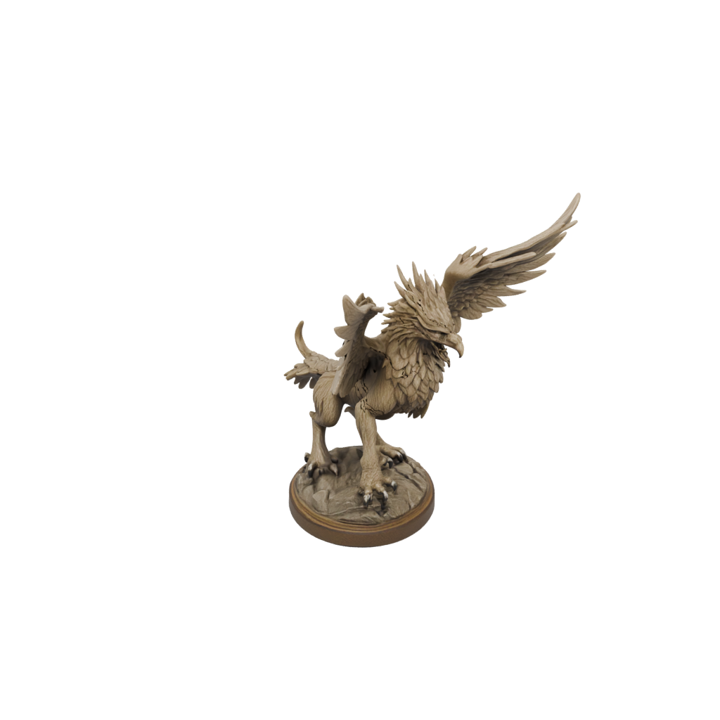 Woodgrain Winged Griffin