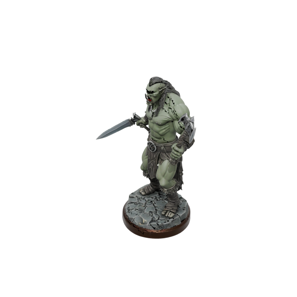 Woodgrain Half-Orc Berserker