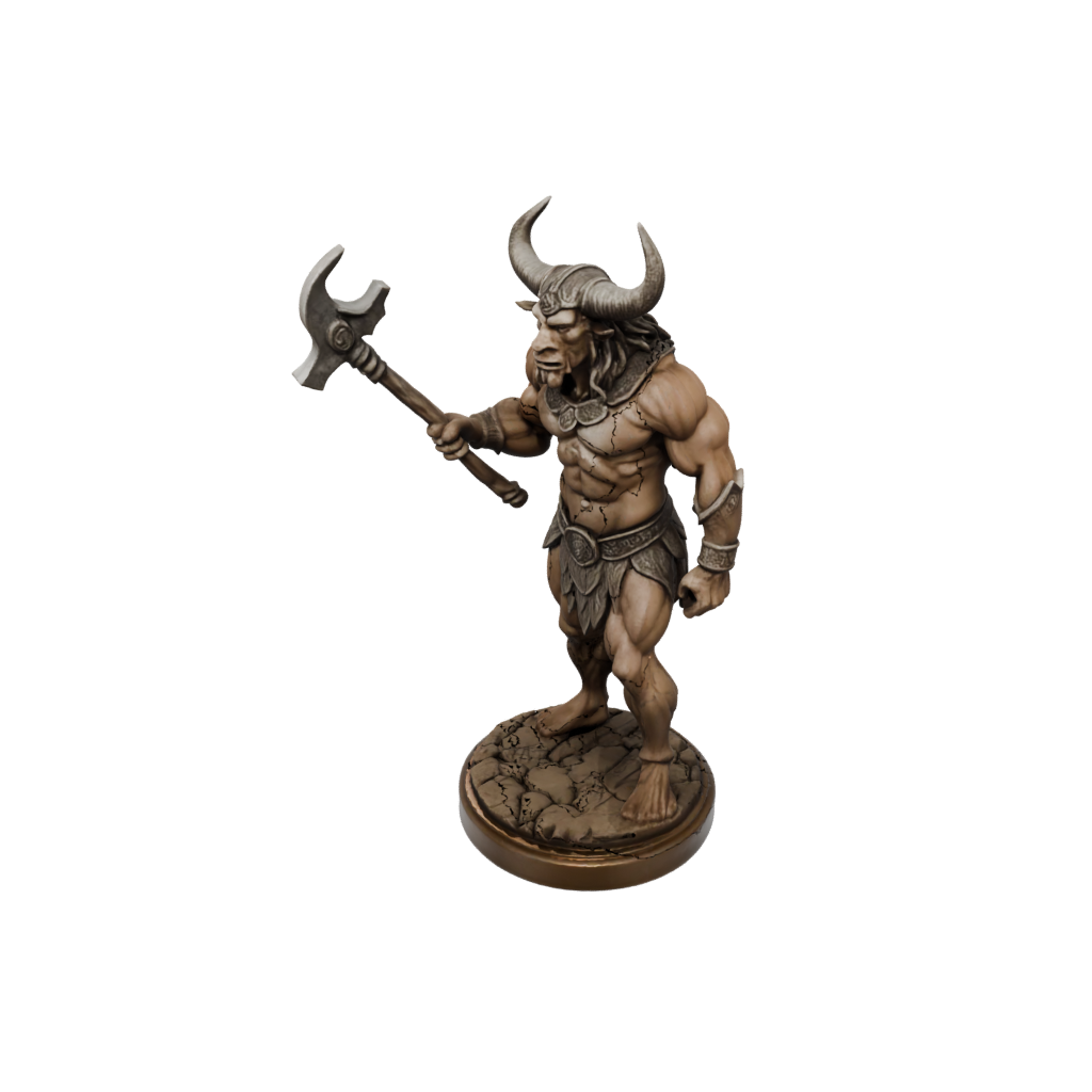 Woodgrain Minotaur Gladiator