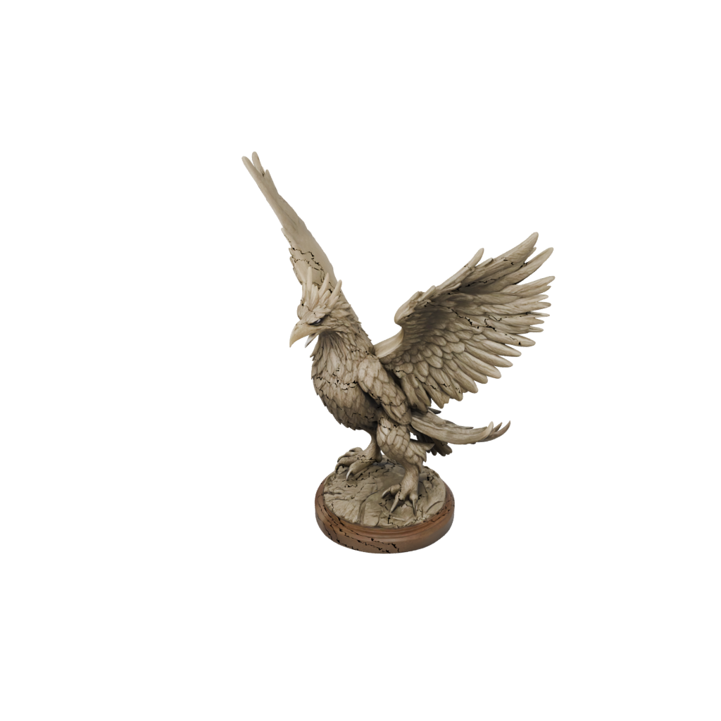 Woodgrain Winged Griffin