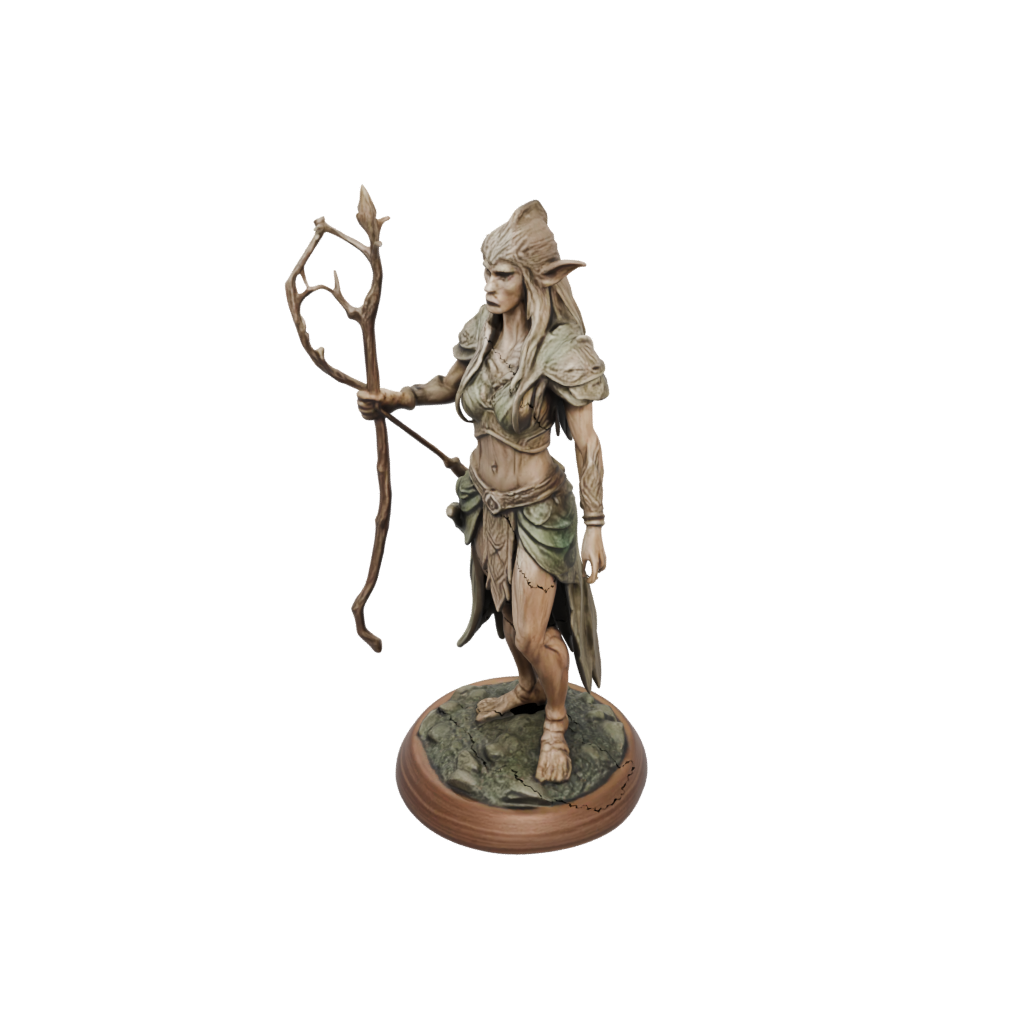 Woodgrain Wood-Elf Druid