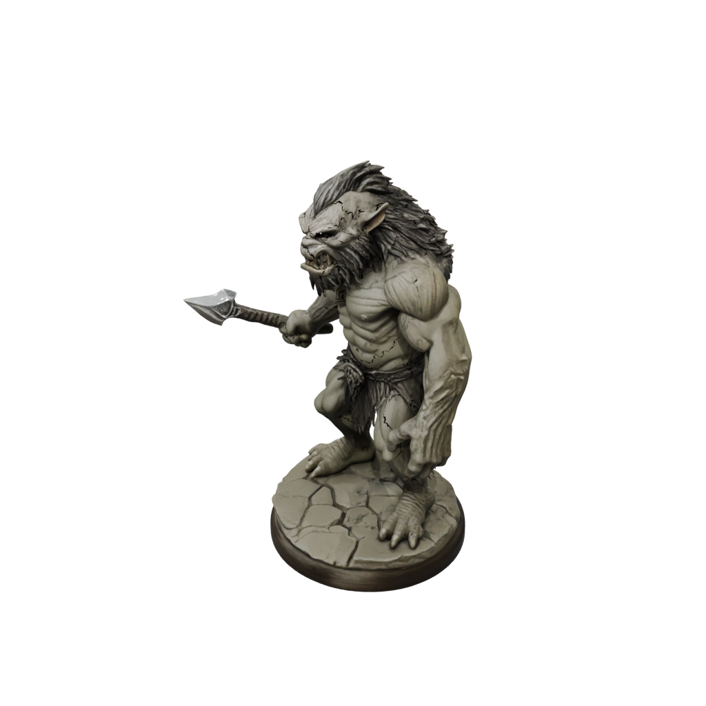 Woodgrain Cave Troll