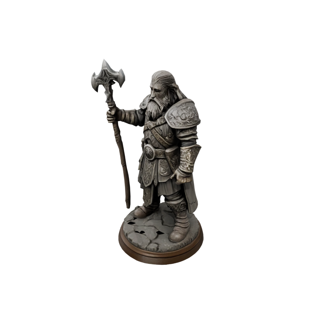 Woodgrain Dwarven Cleric