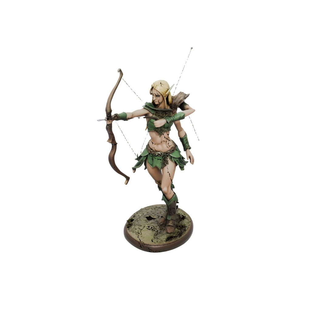 Woodgrain Elven Ranger Archer
