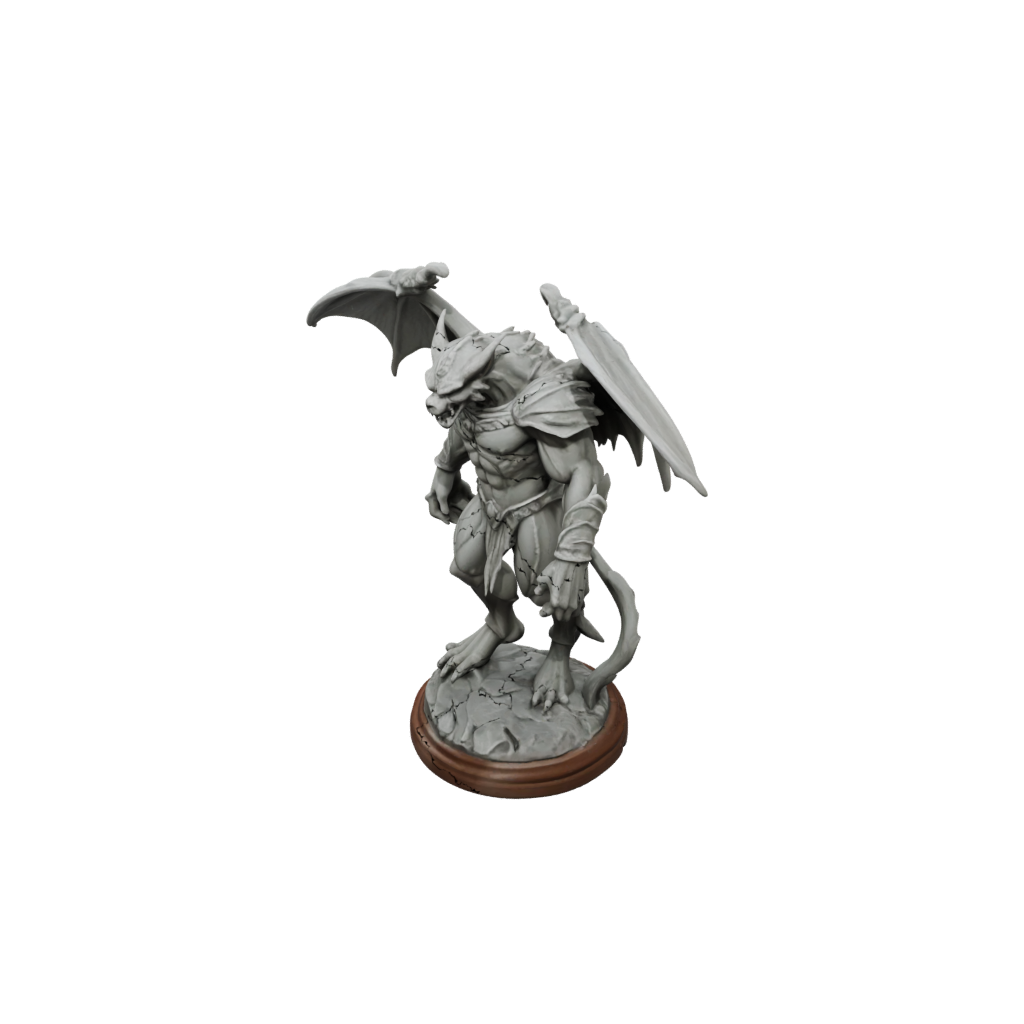 Woodgrain Gargoyle Sentinel