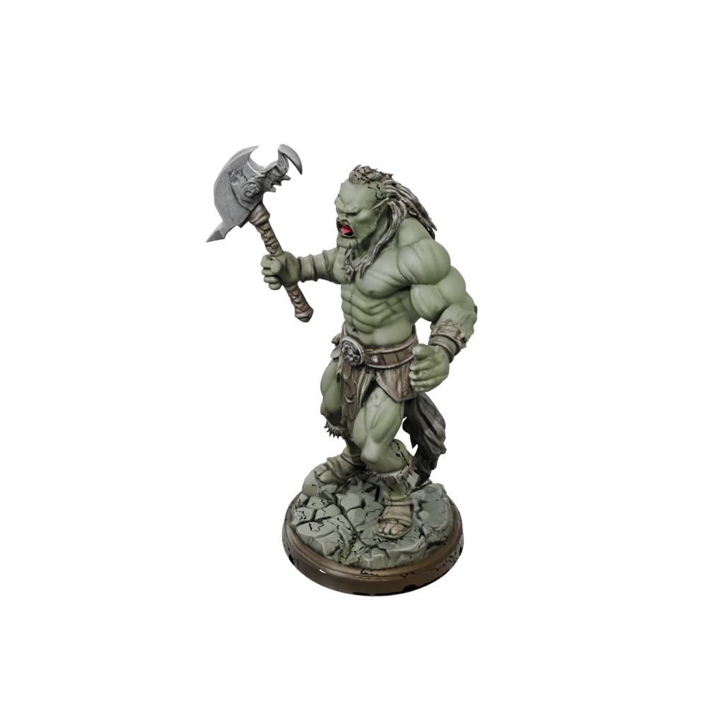 Woodgrain Half-Orc Berserker