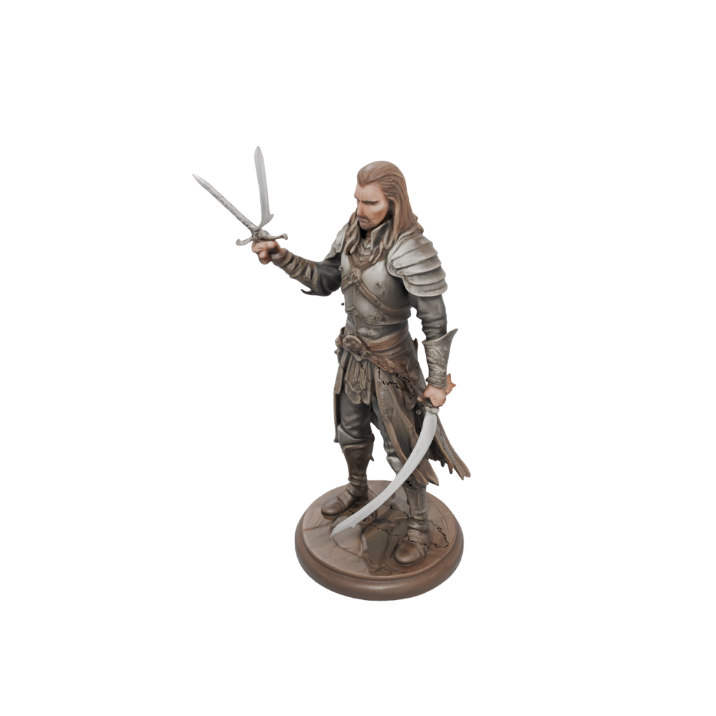 Woodgrain Human Swordmaster