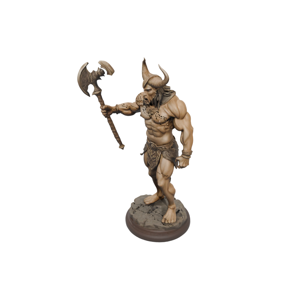 Woodgrain Minotaur Gladiator