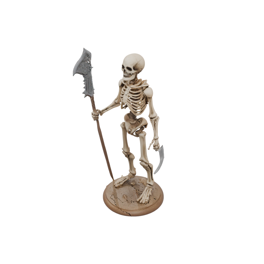 Woodgrain Skeleton Warrior