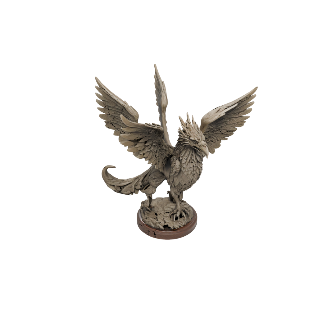Woodgrain Winged Griffin