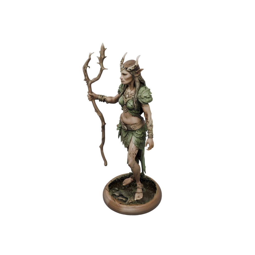 Woodgrain Wood-Elf Druid
