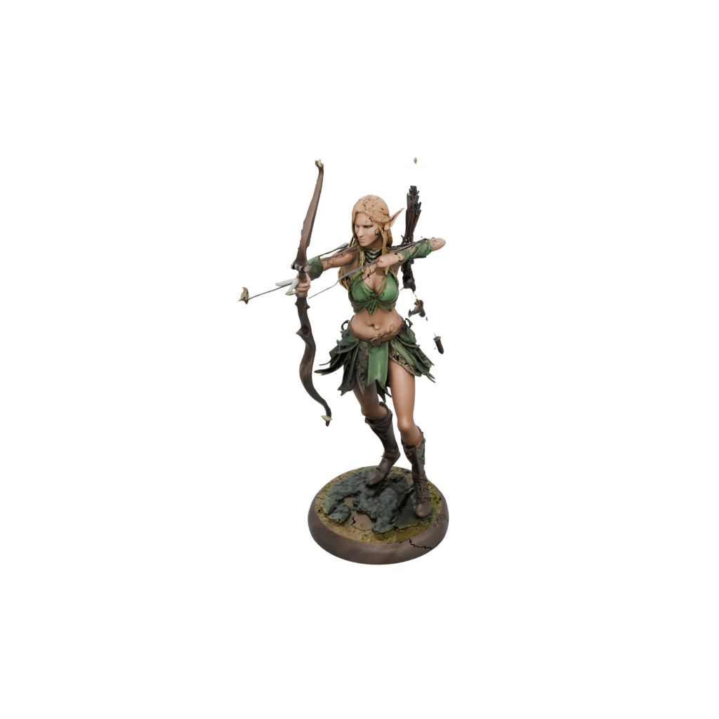 Woodgrain Elven Ranger Archer
