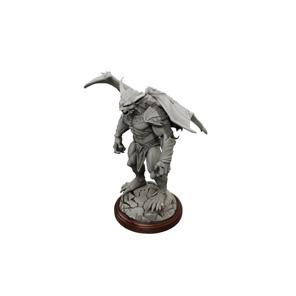 Woodgrain Gargoyle Sentinel