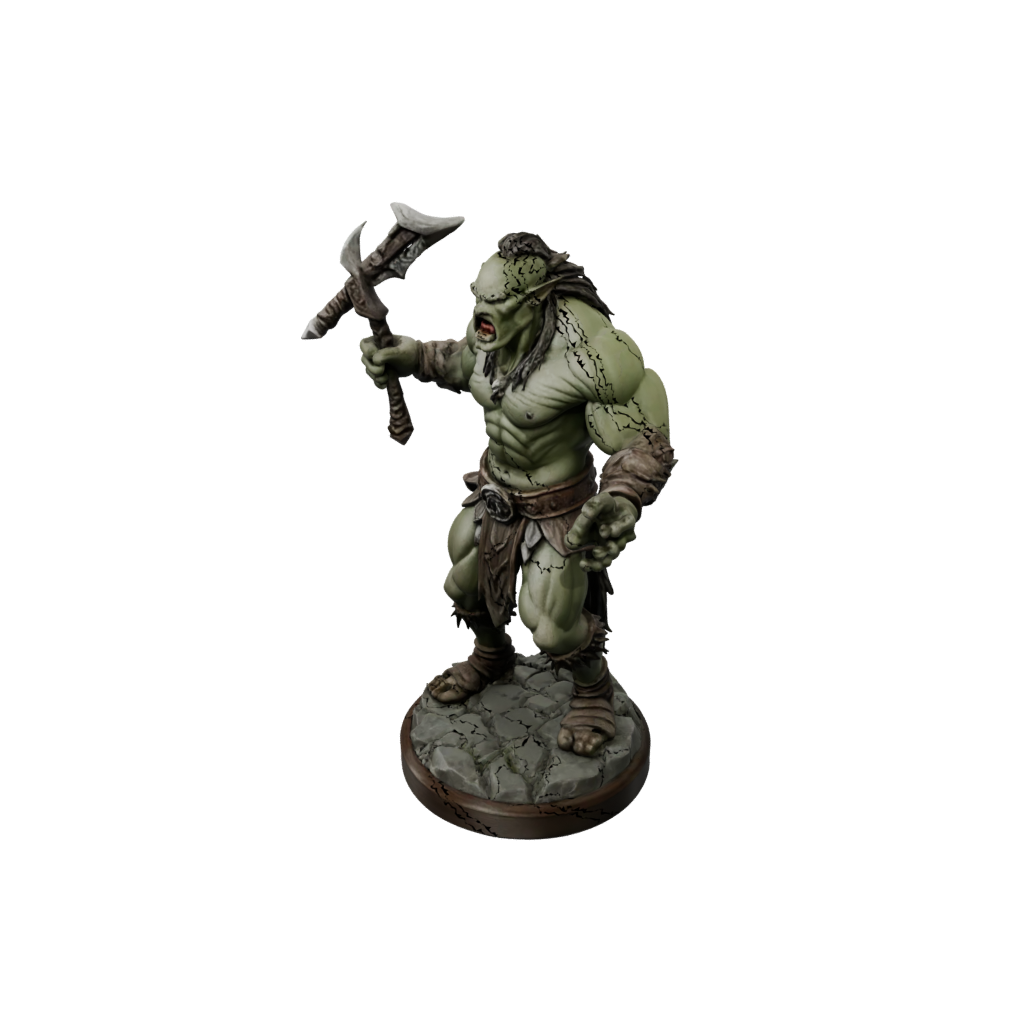 Woodgrain Half-Orc Berserker