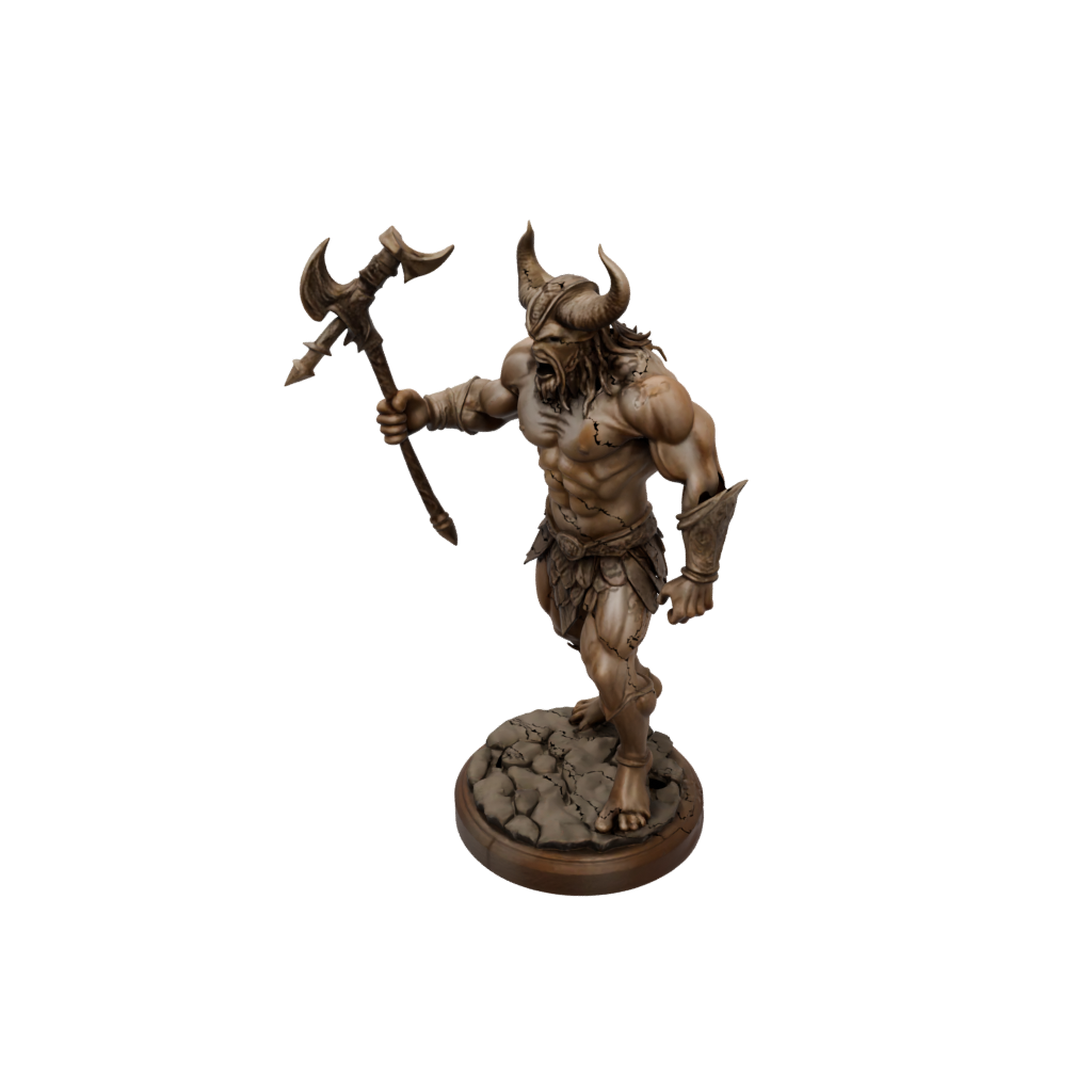 Woodgrain Minotaur Gladiator