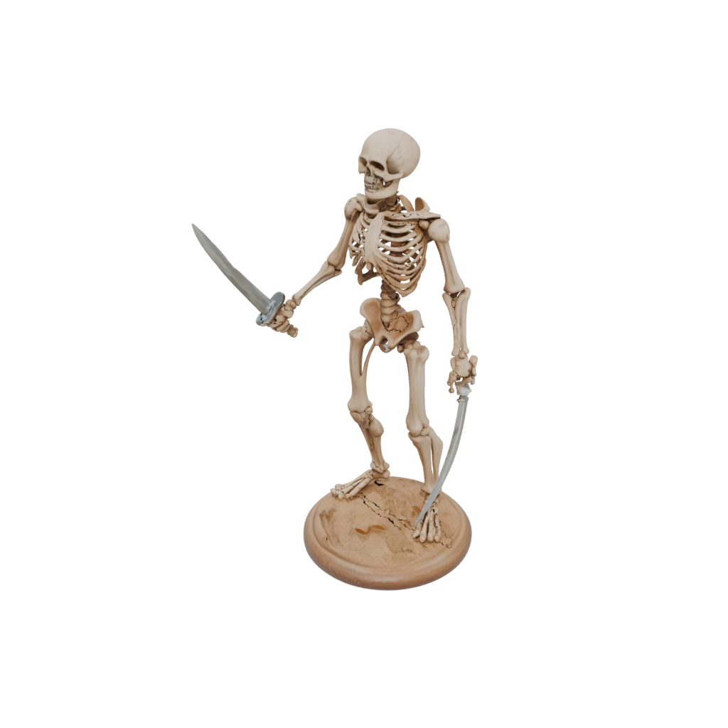 Woodgrain Skeleton Warrior
