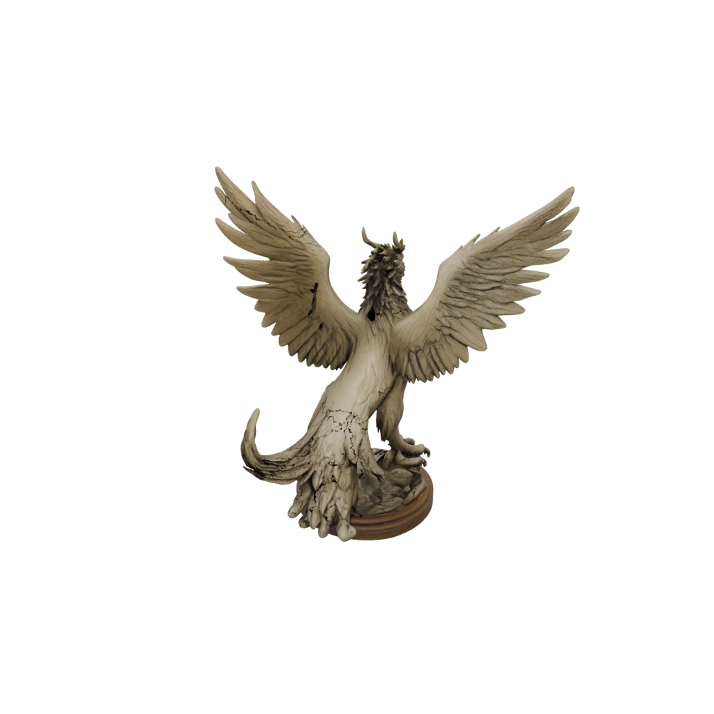 Woodgrain Winged Griffin