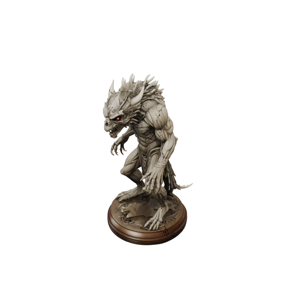 Woodgrain Beholder-Style Floating Eye Tyrant