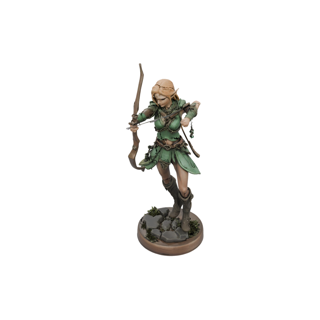 Woodgrain Elven Ranger Archer