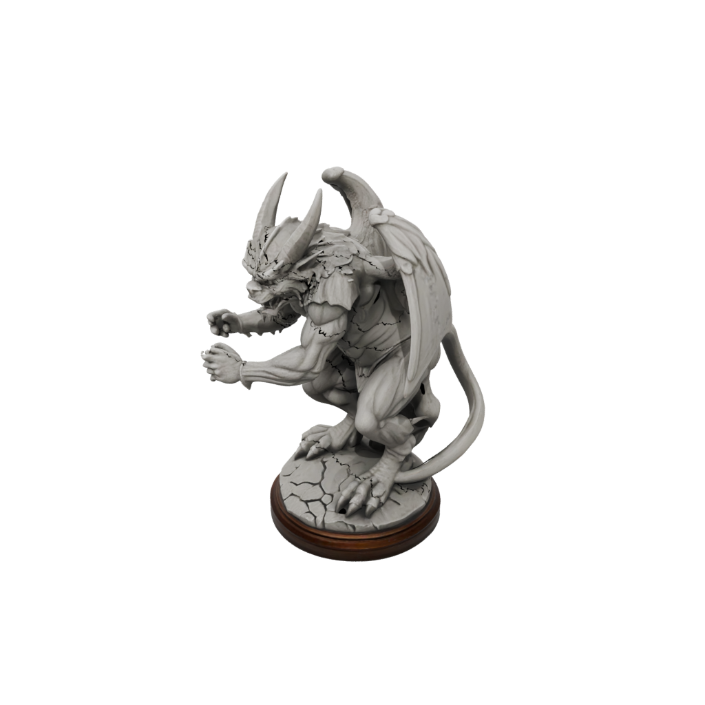 Woodgrain Gargoyle Sentinel