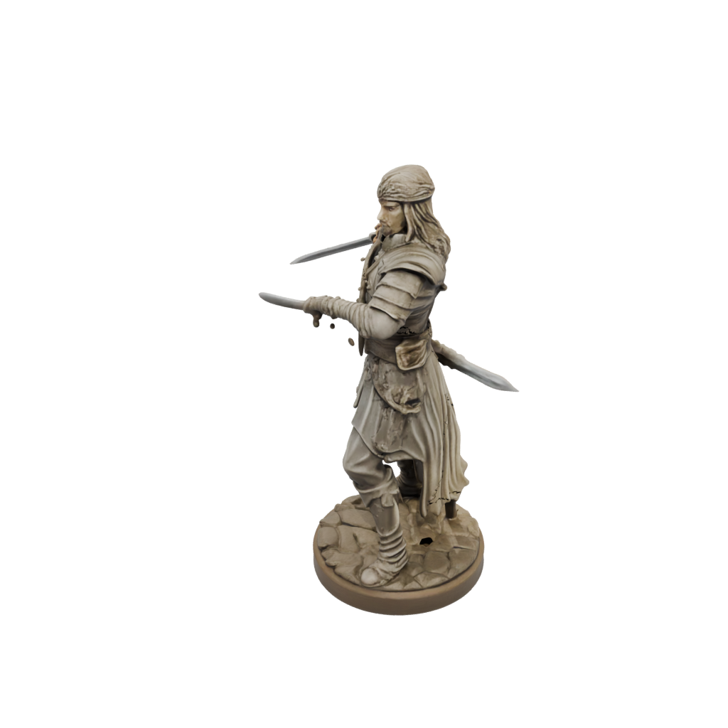 Woodgrain Human Swordmaster