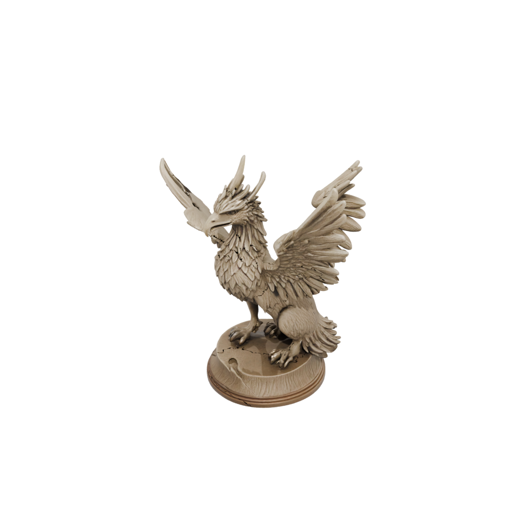 Woodgrain Winged Griffin