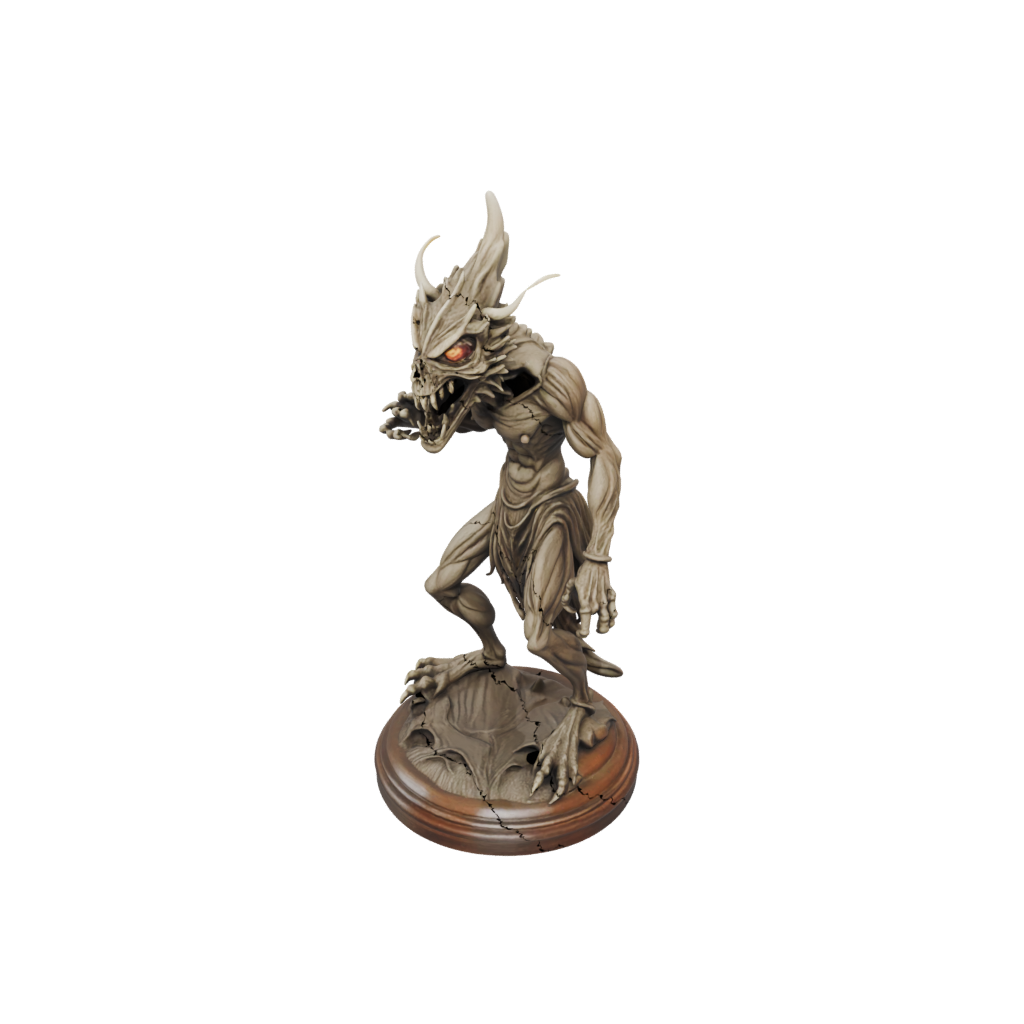 Woodgrain Beholder-Style Floating Eye Tyrant