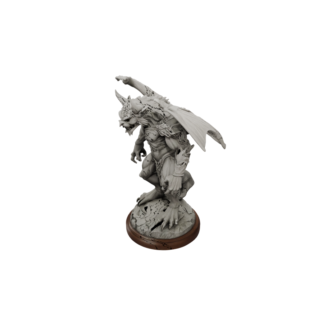 Woodgrain Gargoyle Sentinel