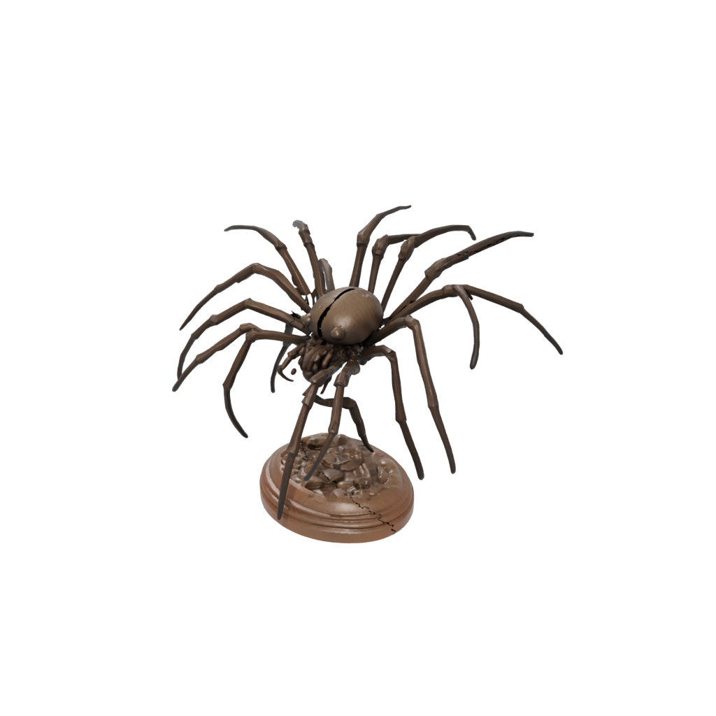 Woodgrain Giant Spider