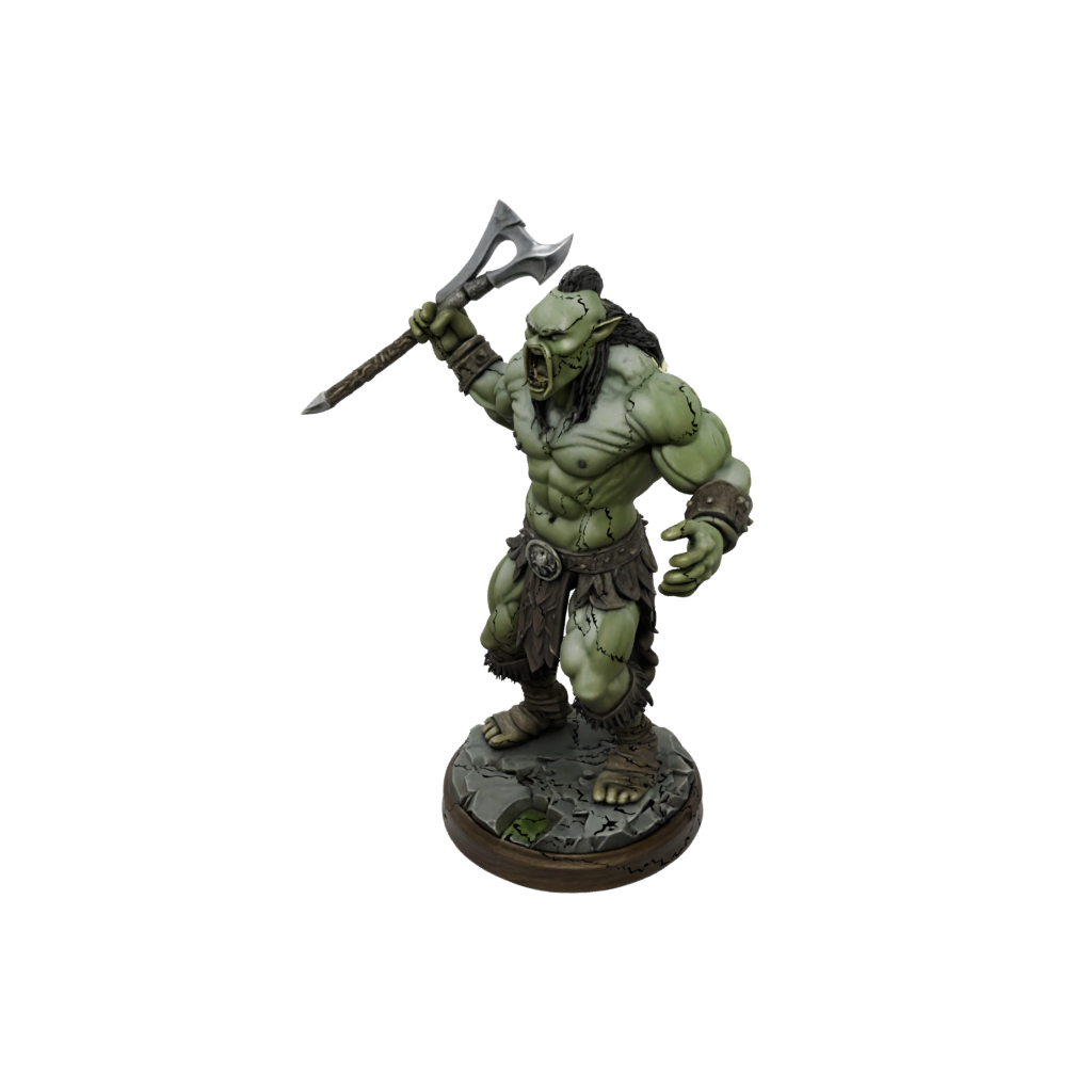 Woodgrain Half-Orc Berserker