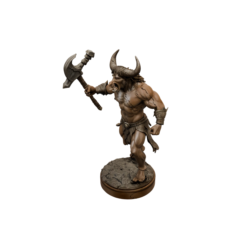 Woodgrain Minotaur Gladiator