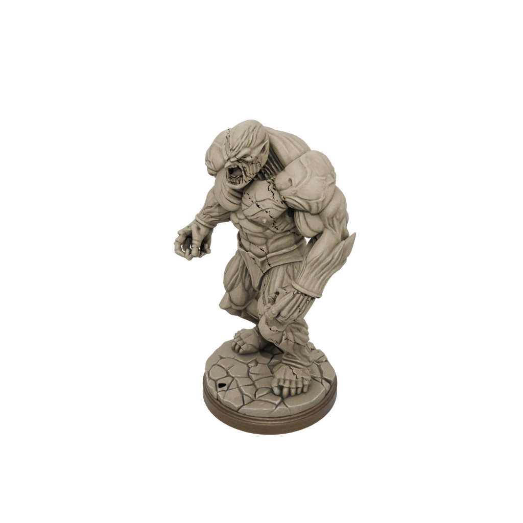 Woodgrain Stone Golem