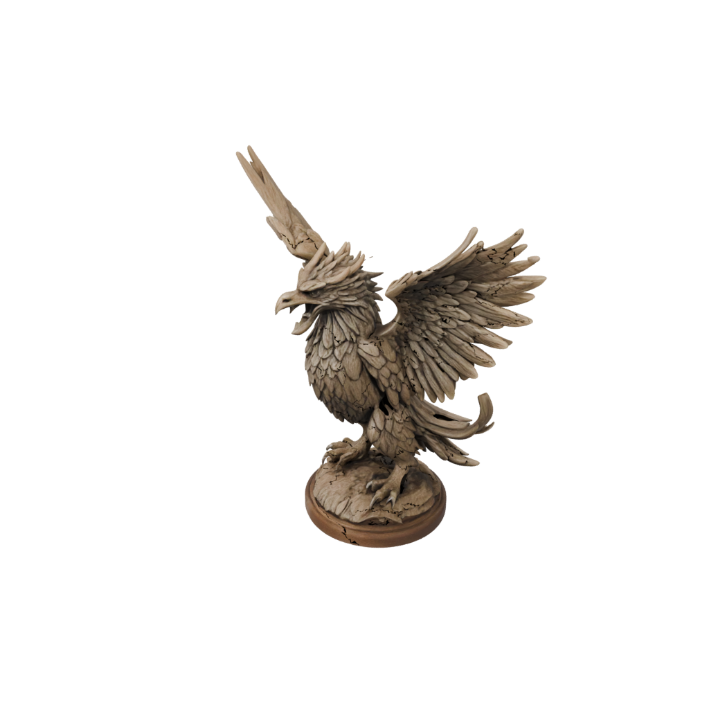 Woodgrain Winged Griffin