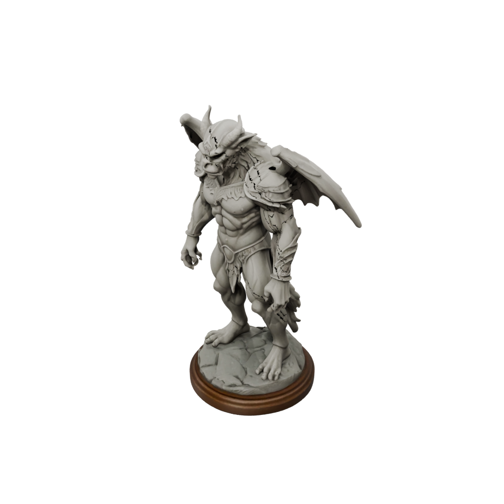 Woodgrain Gargoyle Sentinel