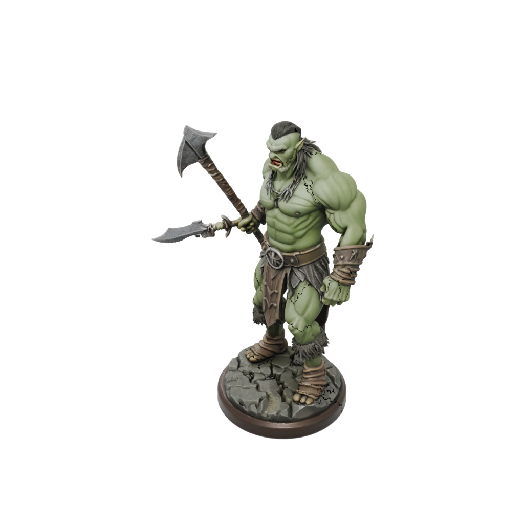 Woodgrain Half-Orc Berserker