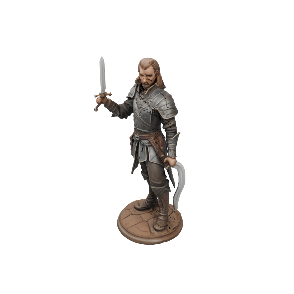 Woodgrain Human Swordmaster