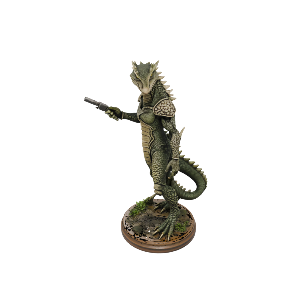 Woodgrain Lizardfolk Hunter