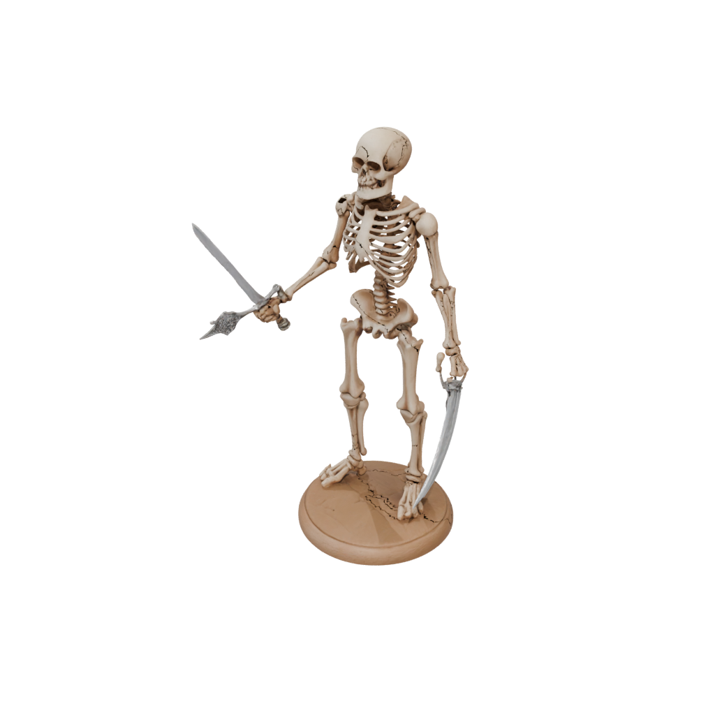 Woodgrain Skeleton Warrior