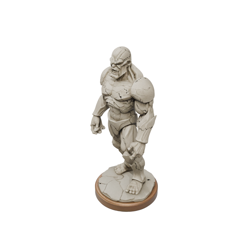 Woodgrain Stone Golem