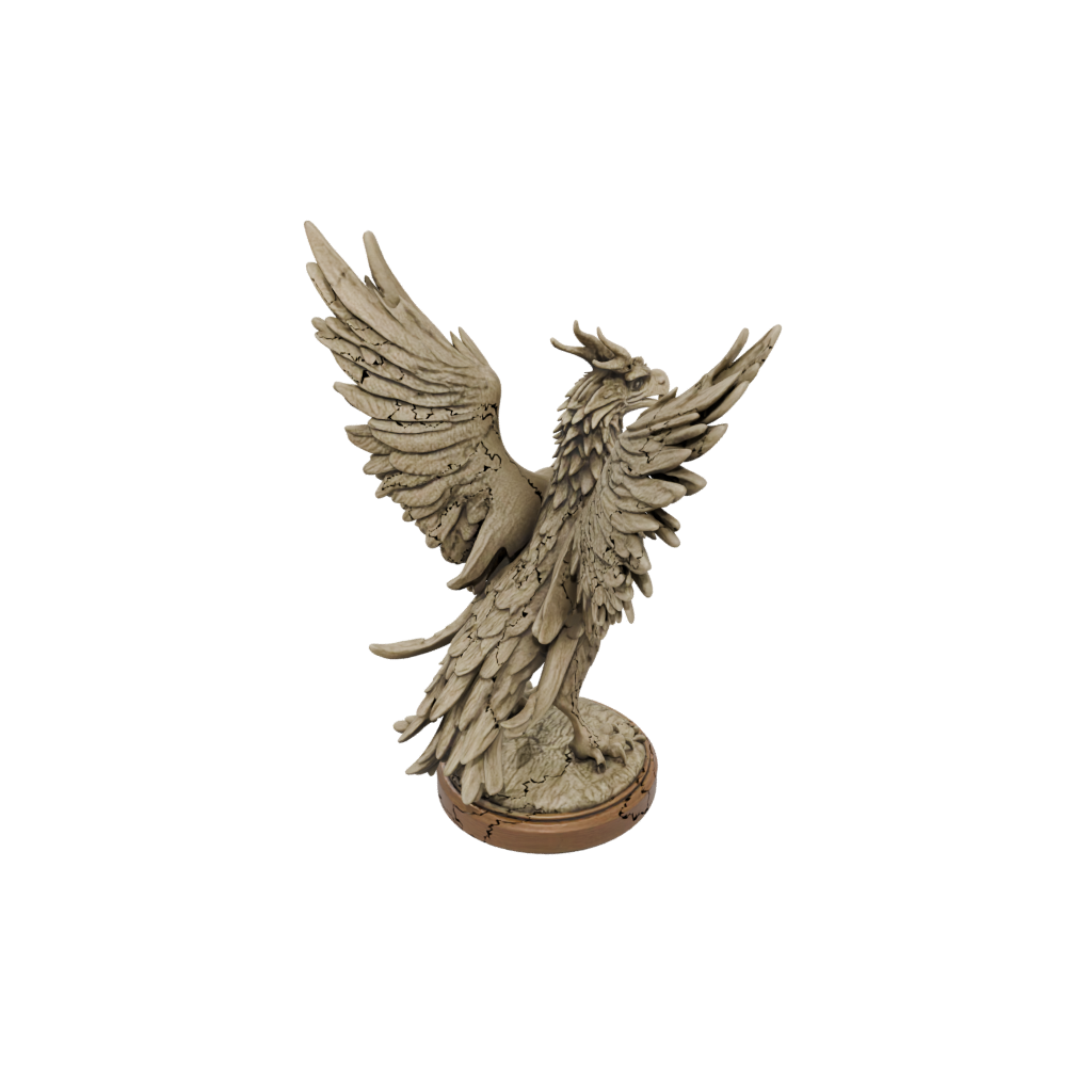 Woodgrain Winged Griffin